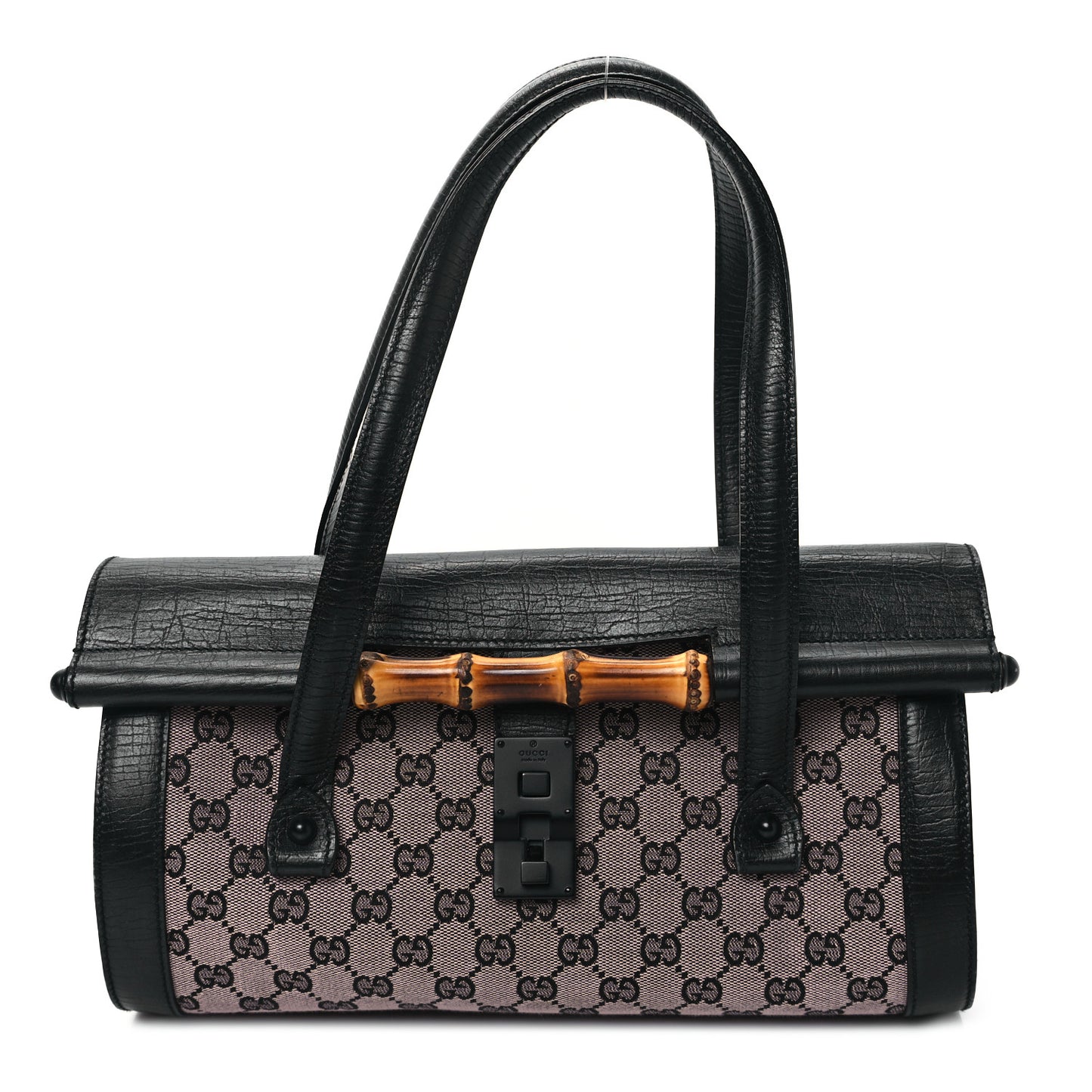 Monogram Bamboo Bullet Bag Black