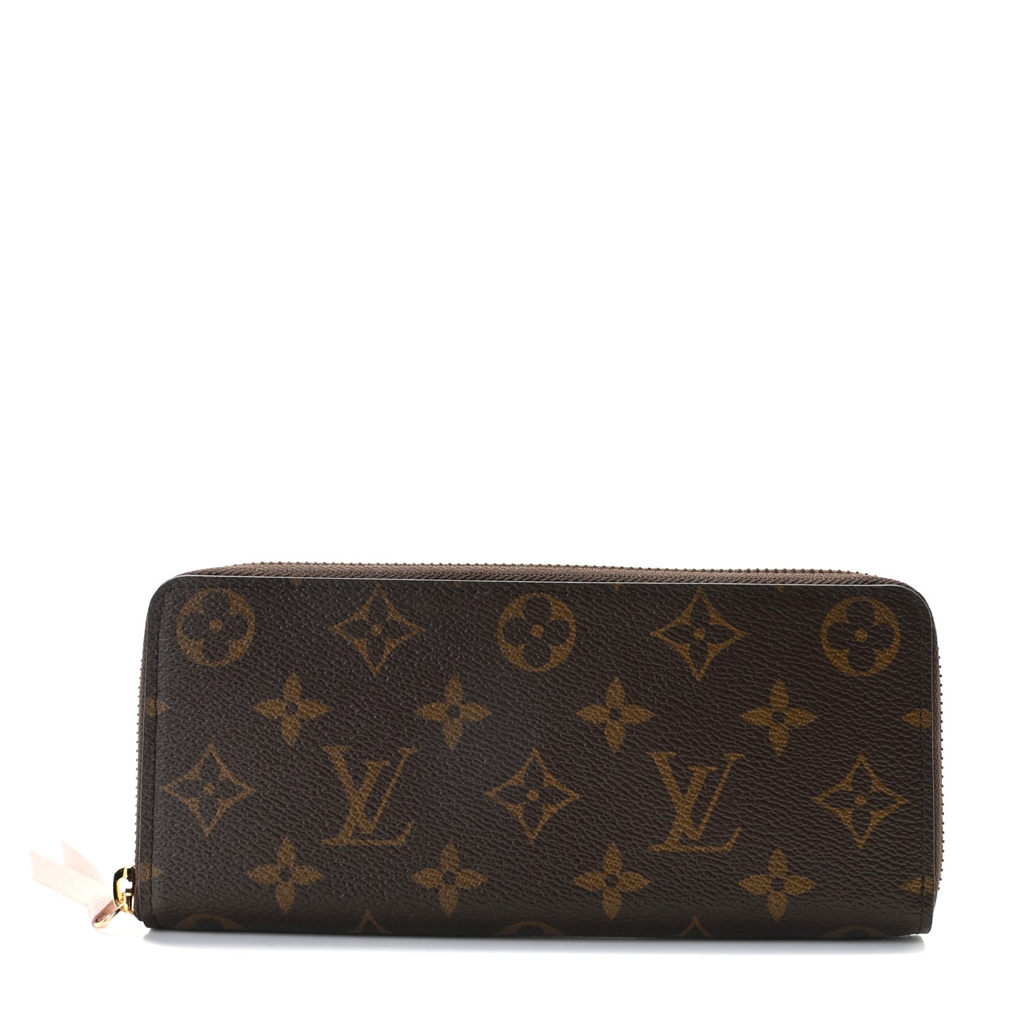 Monogram Clemence Wallet Rose Ballerine