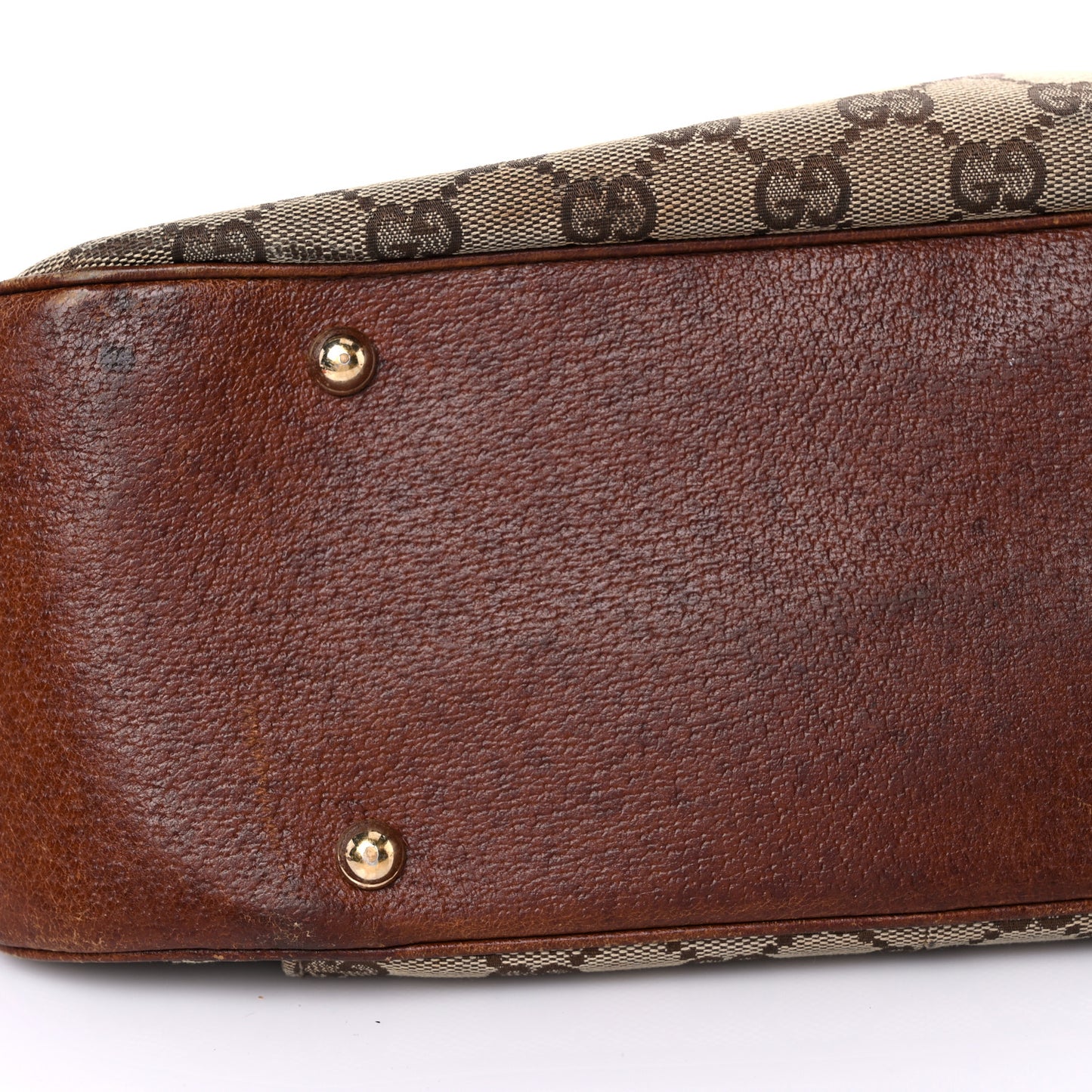 Monogram Bamboo Top Handle Bag Brown