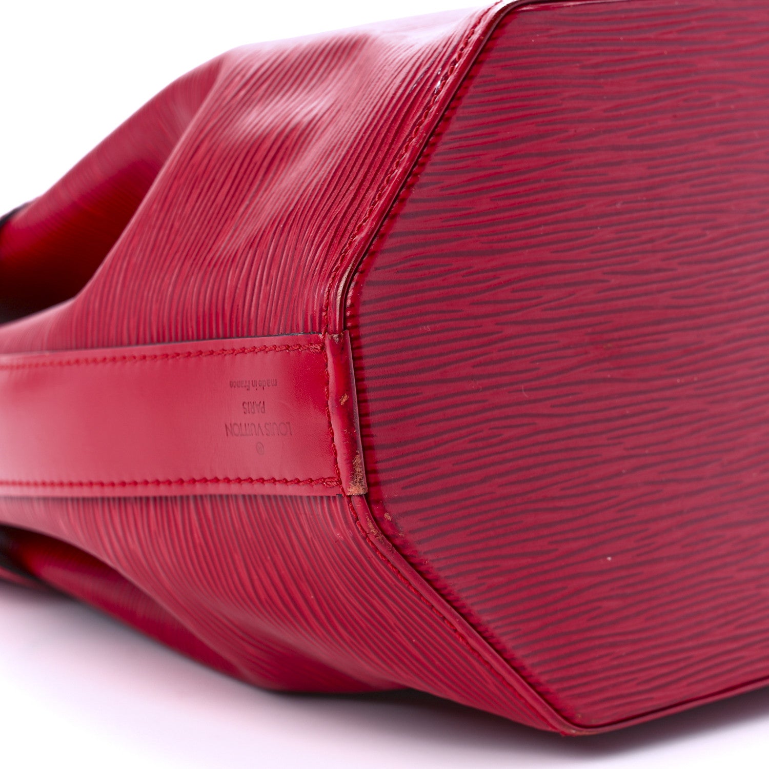 Louis Vuitton Epi Sac D'Epaule GM Castillan Red 9 of 13