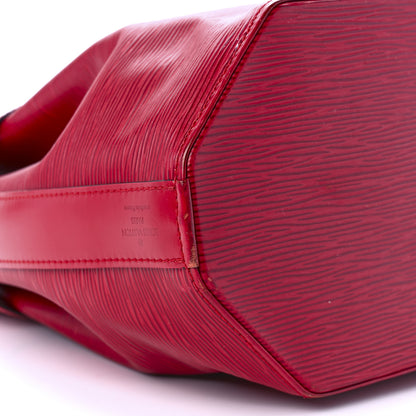 Louis Vuitton Epi Sac D'Epaule GM Castillan Red 9 of 13