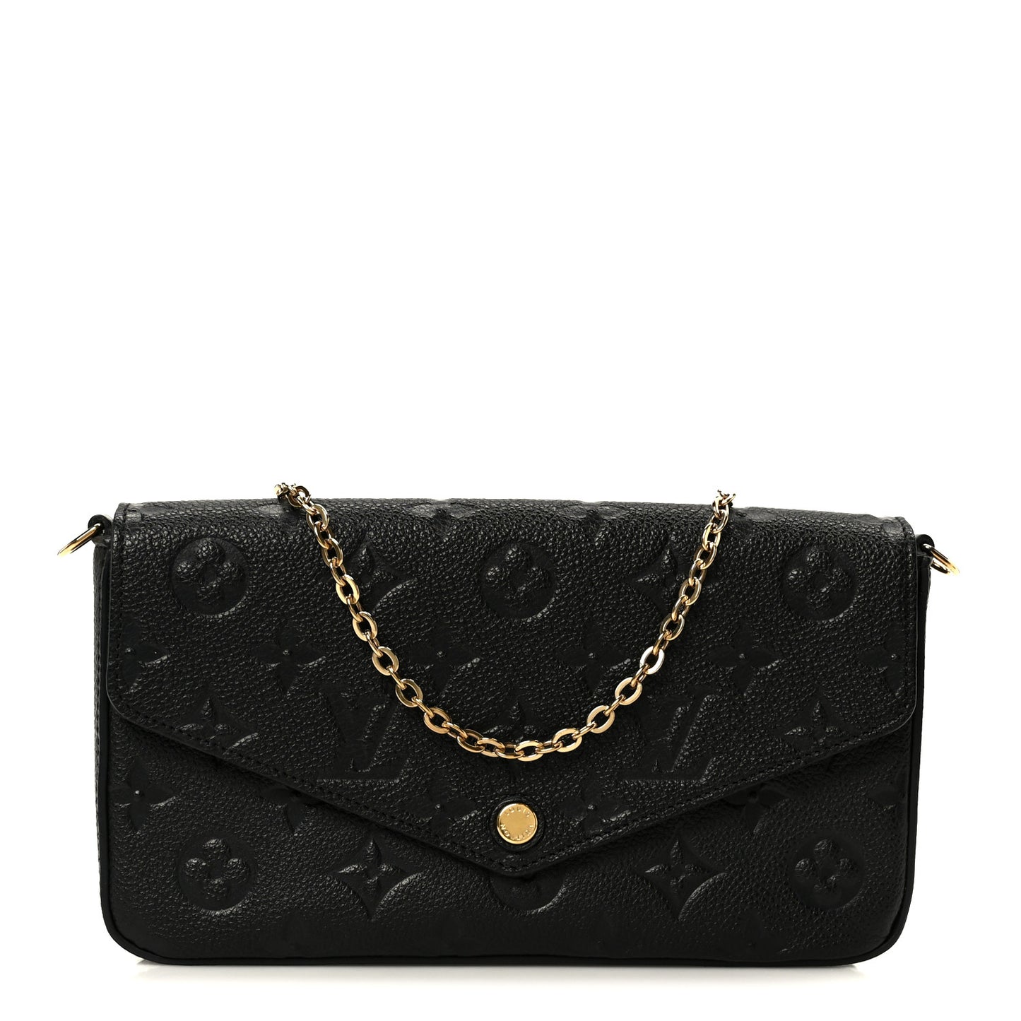 Empreinte Pochette Felicie Chain Wallet Black