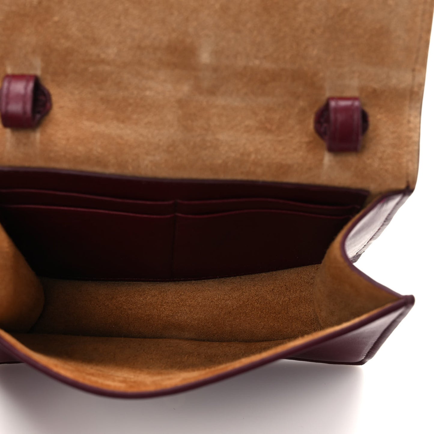 Nappa Maxi Intrecciato Mini Cassette Crossbody Bordeaux
