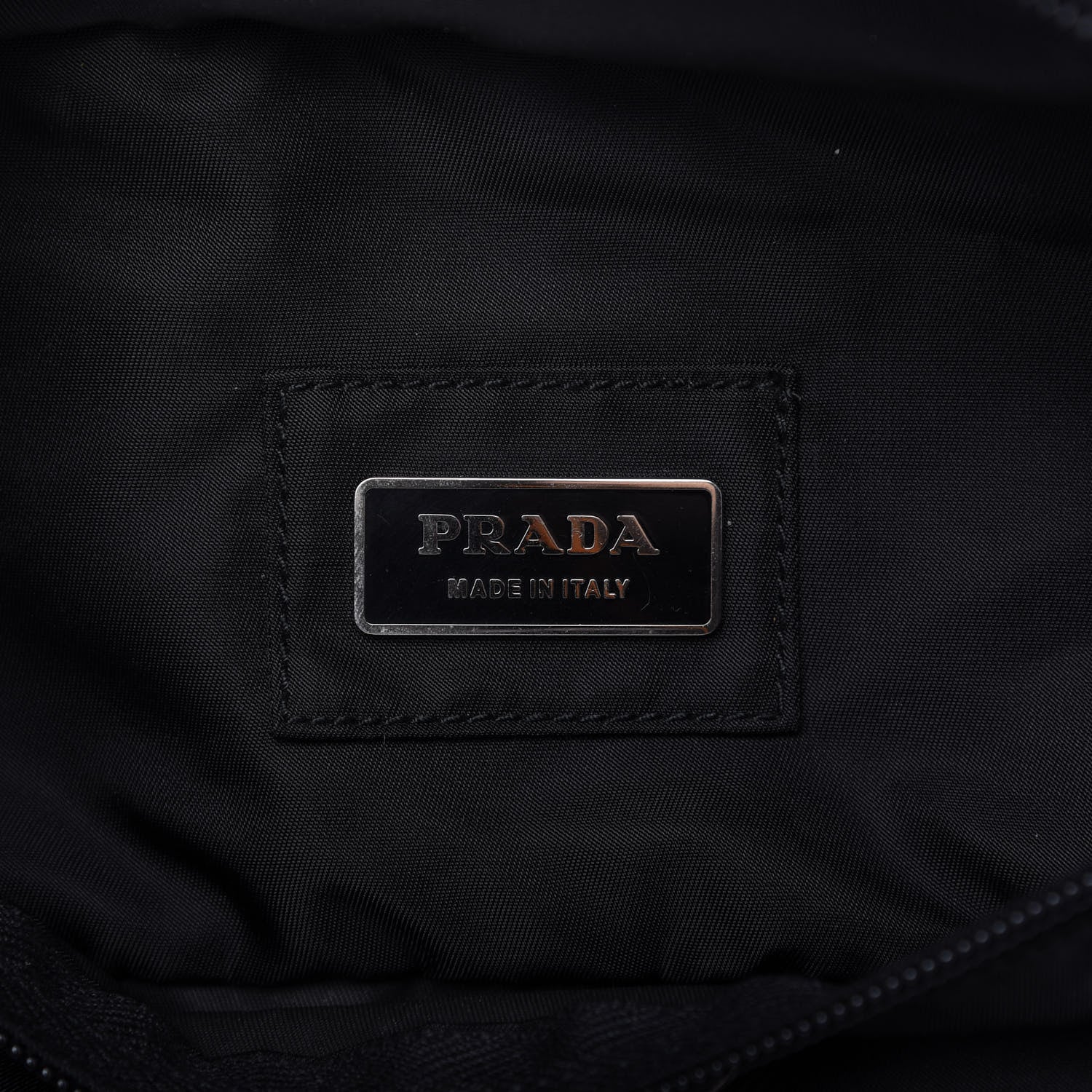 Prada Tessuto Nylon Montagna Belt Bag Black 8 of 10