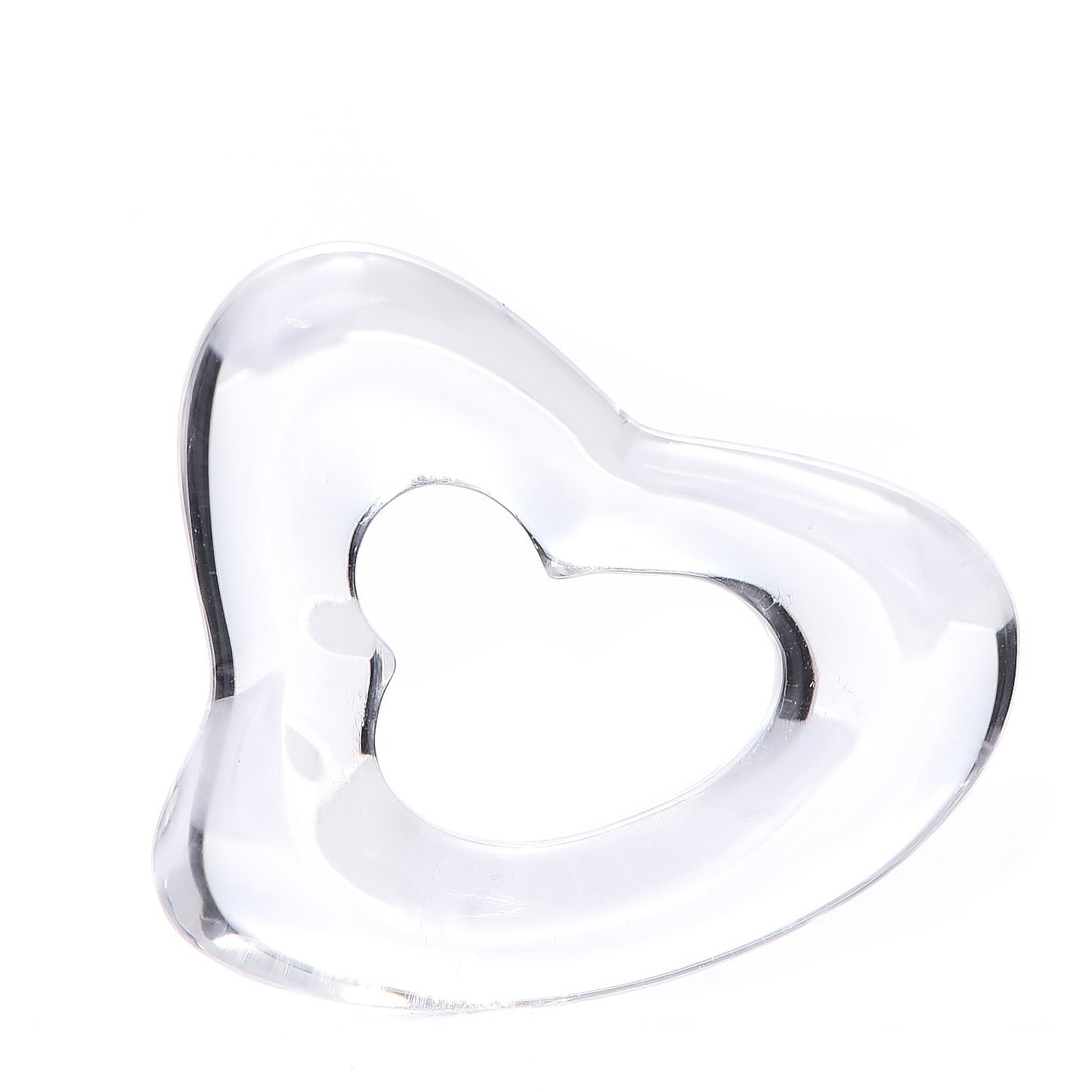 Rock Crystal Medium Elsa Peretti Open Heart Pendant