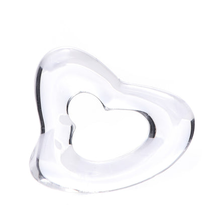 Tiffany Rock Crystal Medium Elsa Peretti Open Heart Pendant 1 of 2