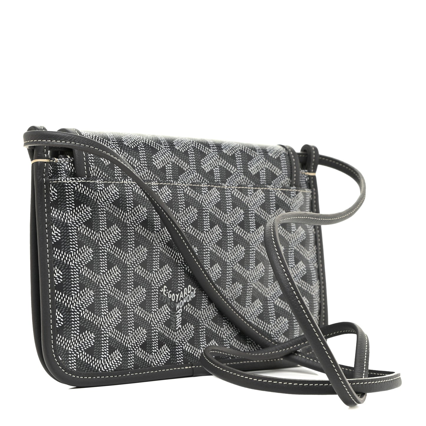 Goyardine Plumet Wallet Clutch Grey