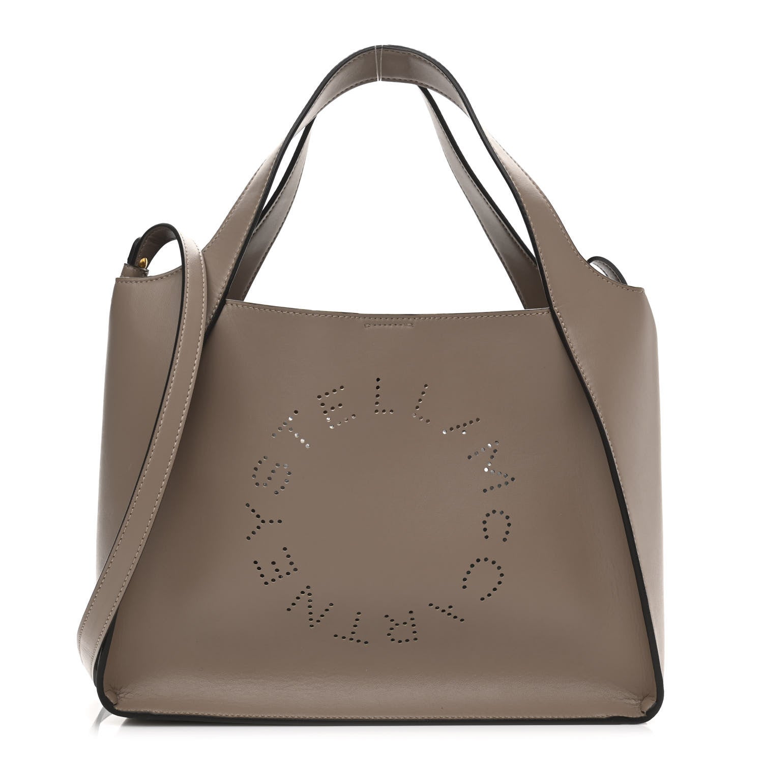 Stella McCartney Eco Alter Nappa East West Perforated Tote Moss 3 of 11