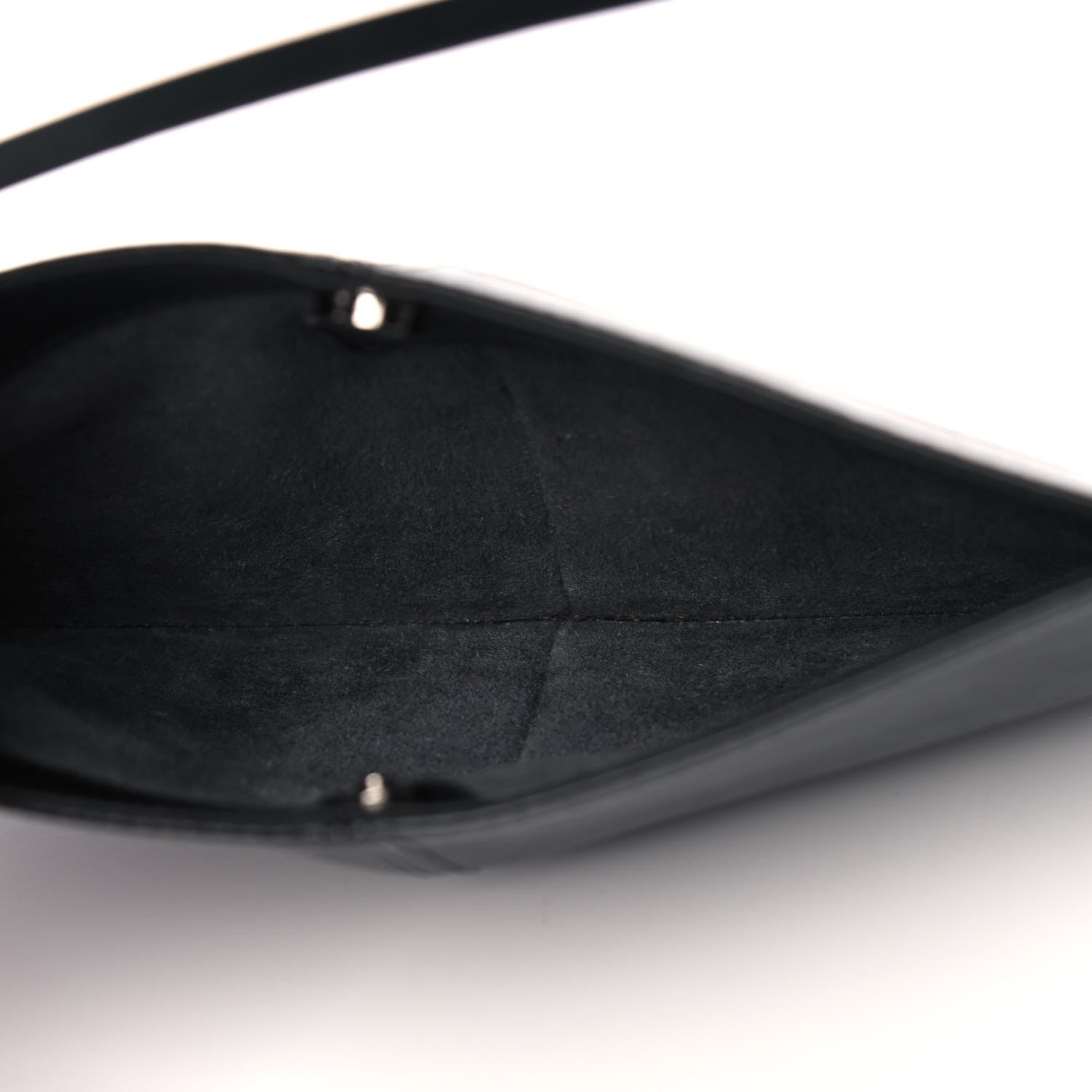 Louis Vuitton Epi Demi Lune Pochette Black 5 of 10