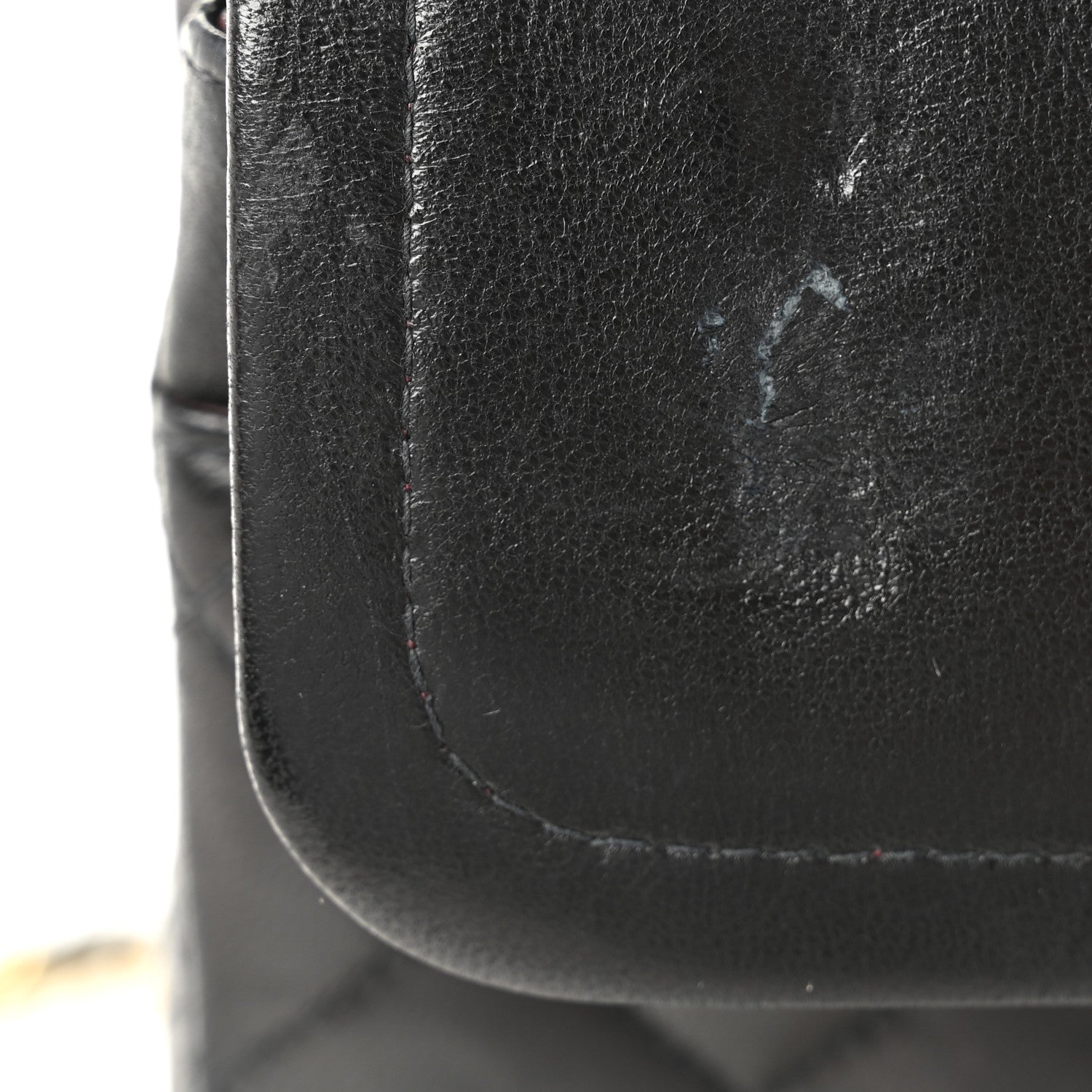Chanel Lambskin Quilted Medium Double Flap Black 15 of 16