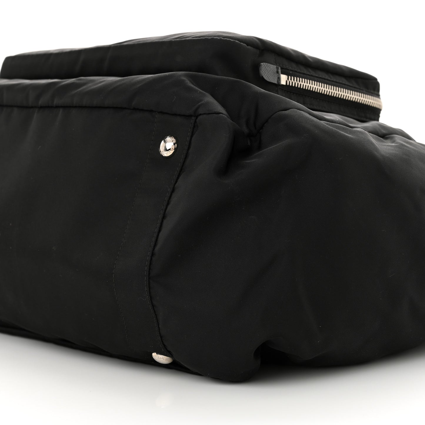 Tessuto Nylon Diaper Bag Black