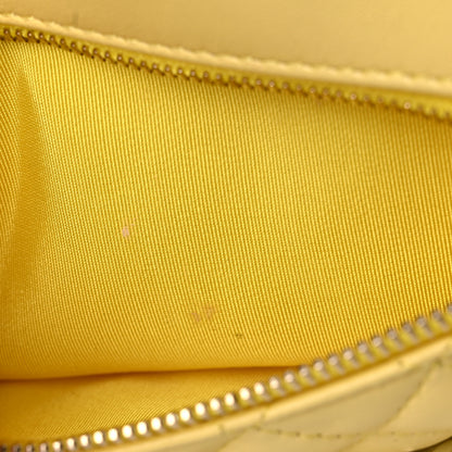 Chanel Lambskin Quilted Waist Belt Bag Yellow 14 of 14