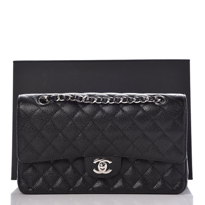 Chanel Caviar Quilted Medium Double Flap Black 19 of 19