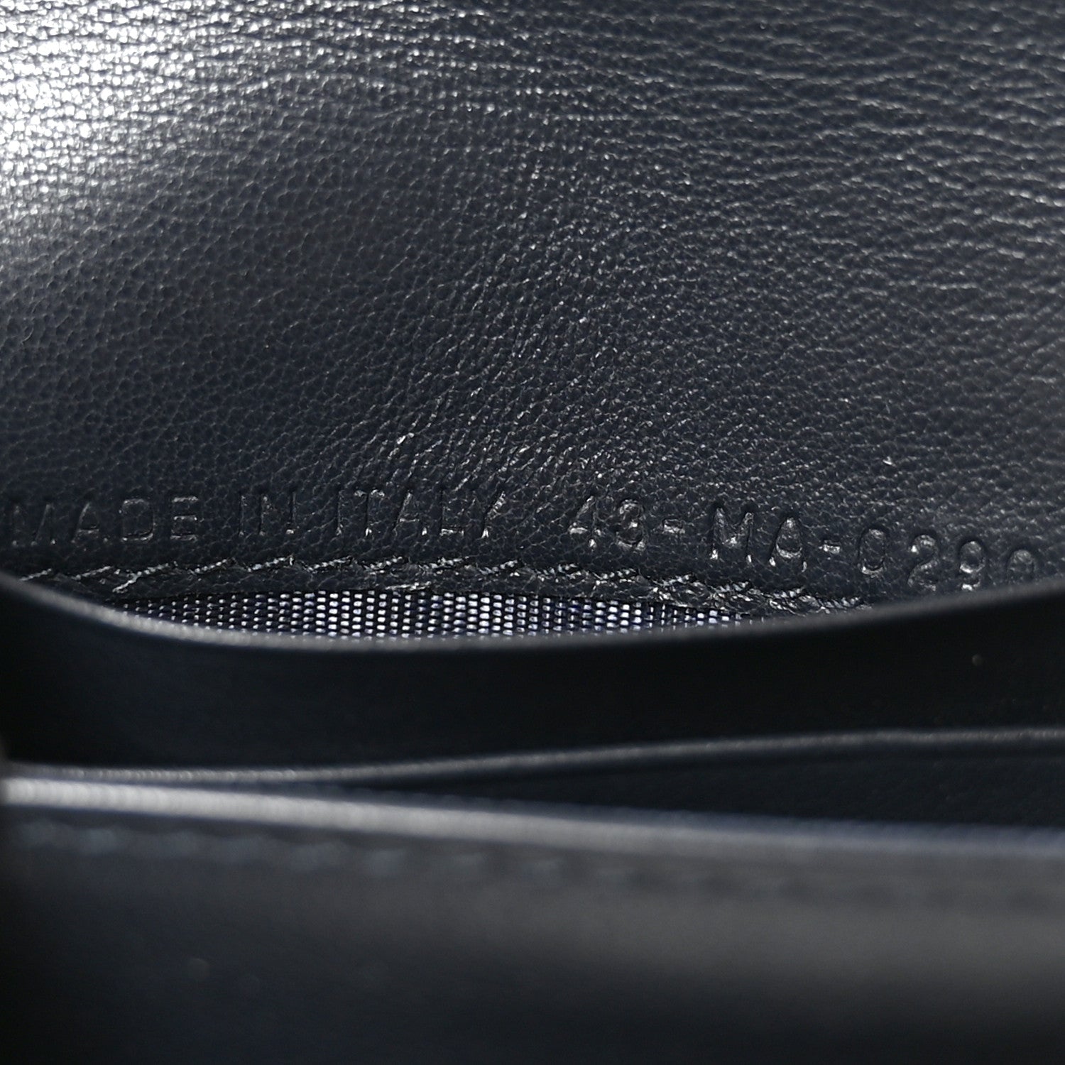 Christian Dior Oblique Saddle Card Holder Blue 6 of 7