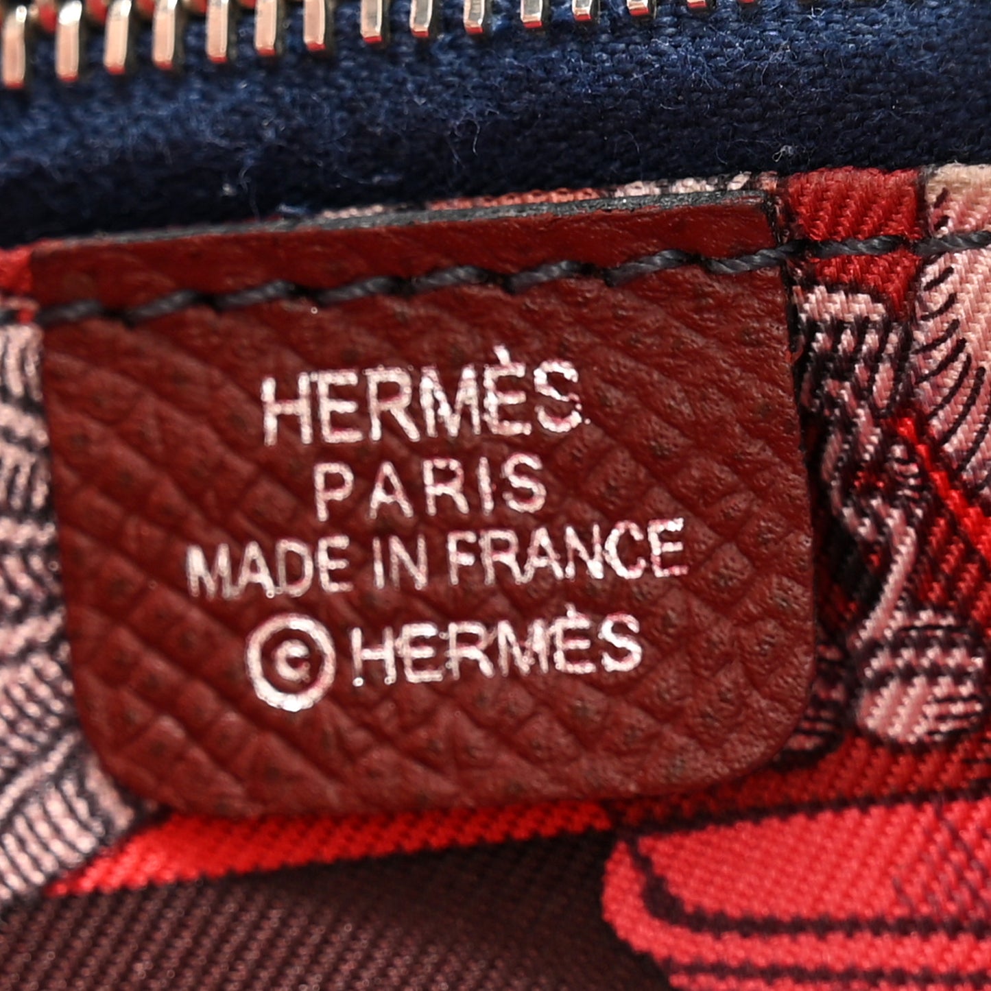 Epsom Silk'In Compact Wallet Rouge H