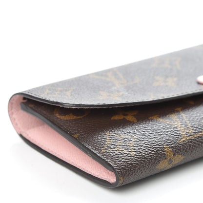 Louis Vuitton Monogram Emilie Wallet Rose Ballerine 7 of 10