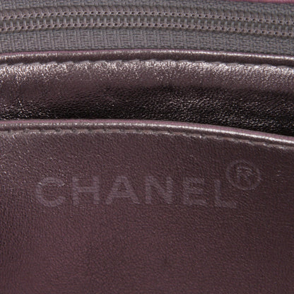 Chanel Satin Quilted Evening Bag Pink 7 of 9
