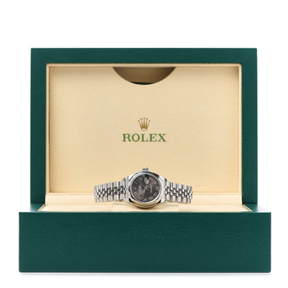 Rolex Stainless Steel 28mm Oyster Perpetual Datejust Watch Slate Roman 279160 7 of 7