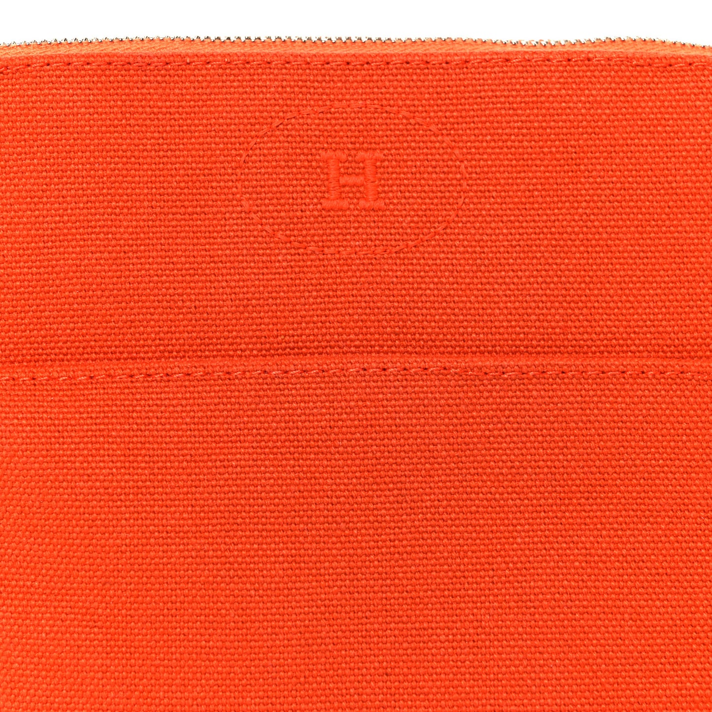 Cotton Canvas Mini Mini Bolide Travel Cosmetic Pouch Feu