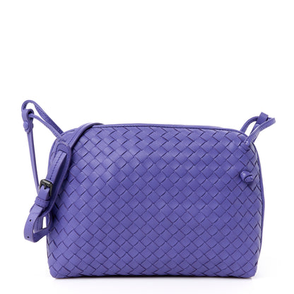 Bottega Veneta Nappa Intrecciato Nodini Crossbody Messenger Lavender 1 of 12