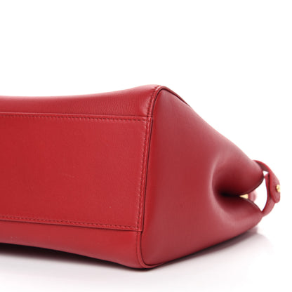 Fendi Nappa Mini Peekaboo Iconic Satchel Fragola 8 of 13