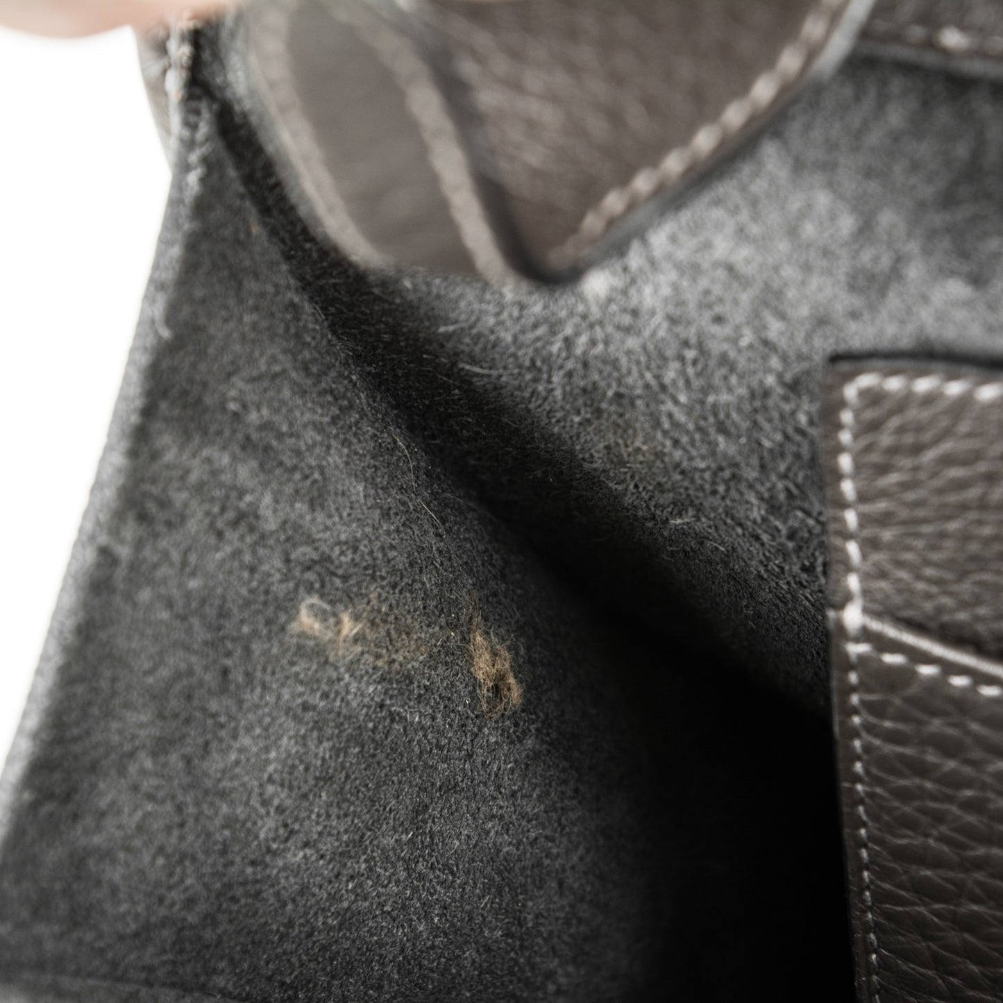 Taurillon Clemence Shoulder Bag Graphite