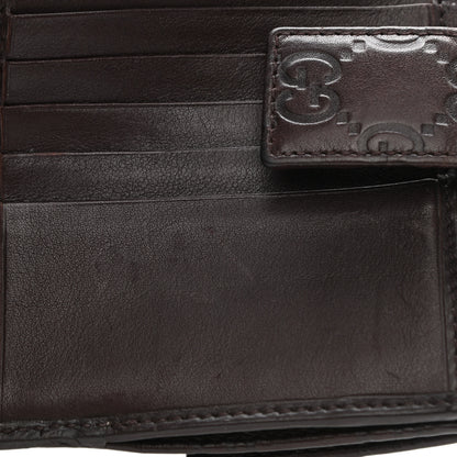 Gucci Guccissima Princy French Flap Wallet Chocolate Brown 9 of 9