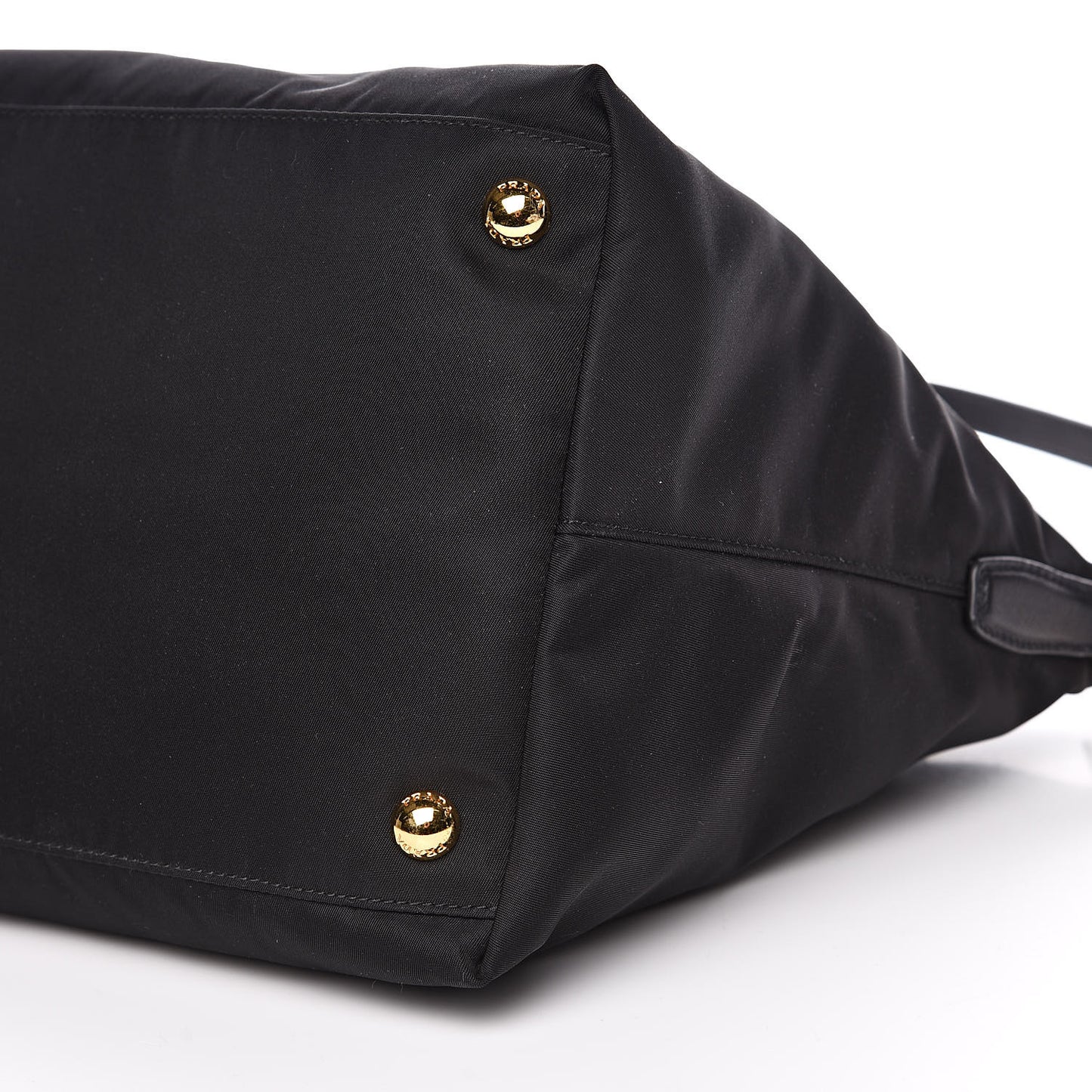 Saffiano Tessuto Nylon Tote Black
