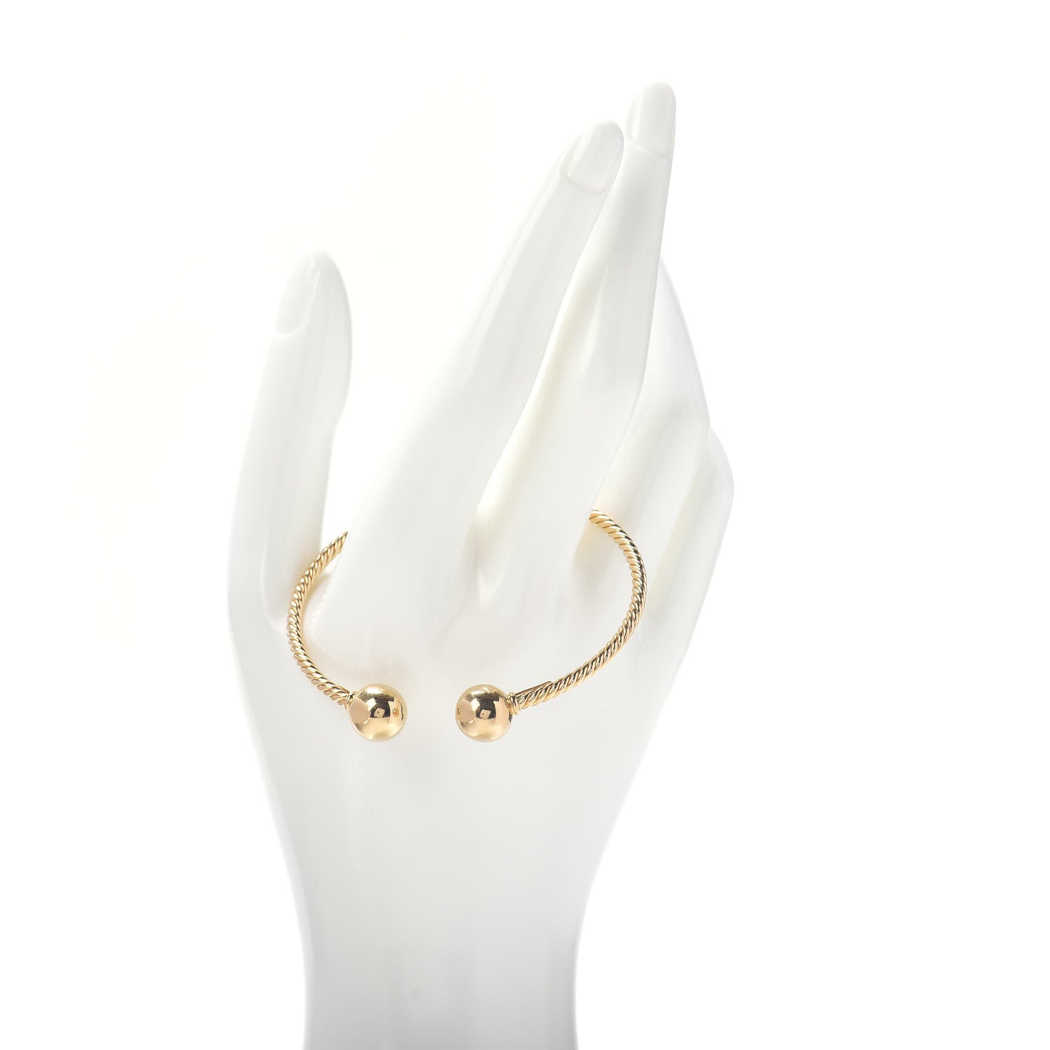 David Yurman 18K Yellow Gold 10mm Solari Bracelet 2 of 4