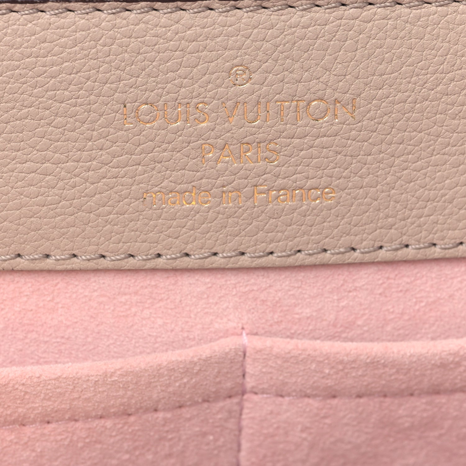 Louis Vuitton Soft Calfskin Lockme Ever MM Greige 6 of 9