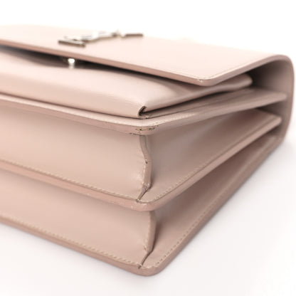 Saint Laurent Calfskin Medium Monogram Sunset Marble Pink 10 of 15