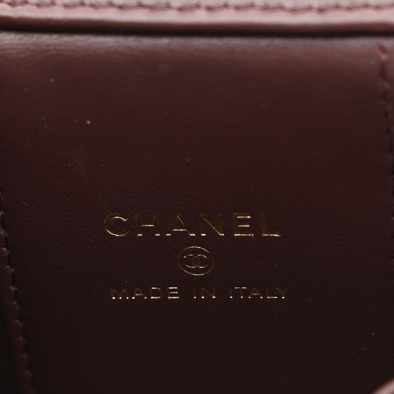 Chanel Caviar Quilted Mini Vanity Case With Chain Black 6 of 11