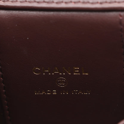 Chanel Caviar Quilted Mini Vanity Case With Chain Black 6 of 11