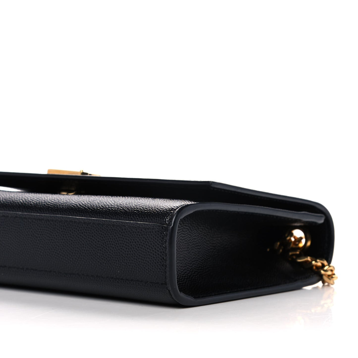 Grain De Poudre Medium Classic Monogram Kate Satchel Black