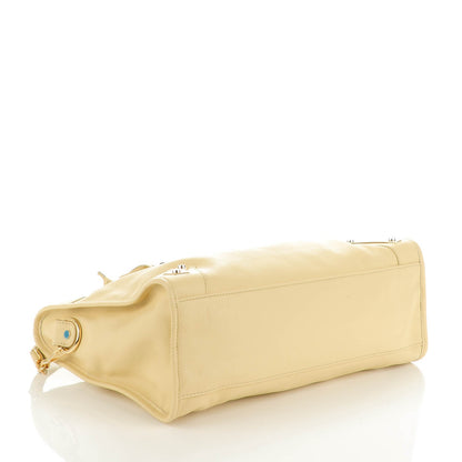 Balenciaga Veau Amp Plate Gold Hardware City Beige Argile 4 of 9
