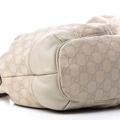 Gucci Guccissima Medium Sukey Top Handle Bag White 6 of 17