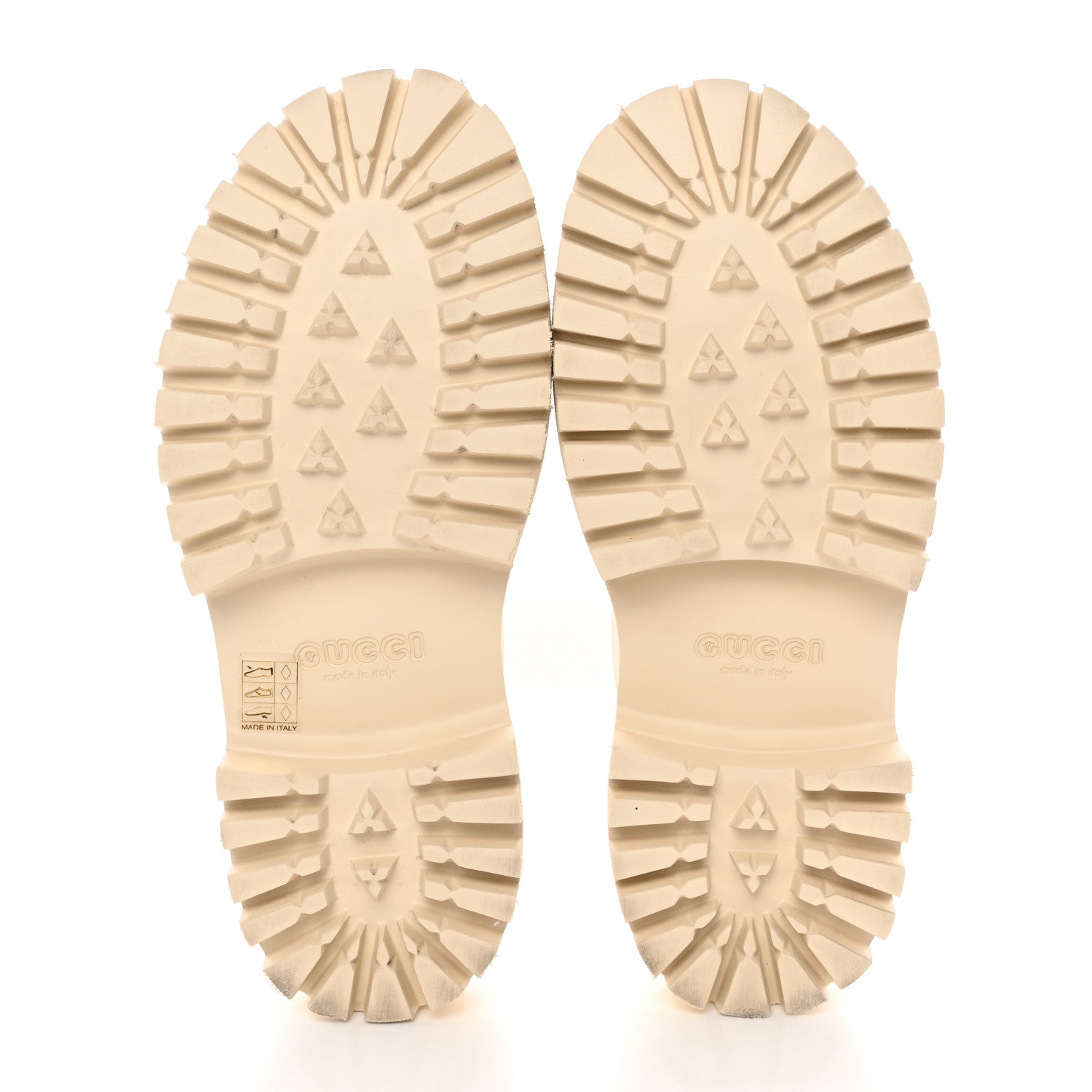 Gucci Rubber GG Monogram Perforated Elea Platform 55mm Lug Sole Sandals 39 Mystic White 5 of 18