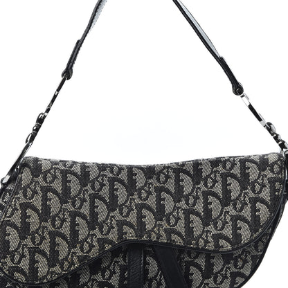 Christian Dior Monogram Saddle Bag Black 11 of 11