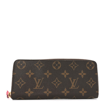 Louis Vuitton Monogram Clemence Wallet Fuchsia 1 of 6