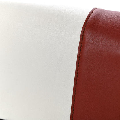 Celine Shiny Smooth Calfskin Medium Frame Shoulder Bag Maple White 12 of 12