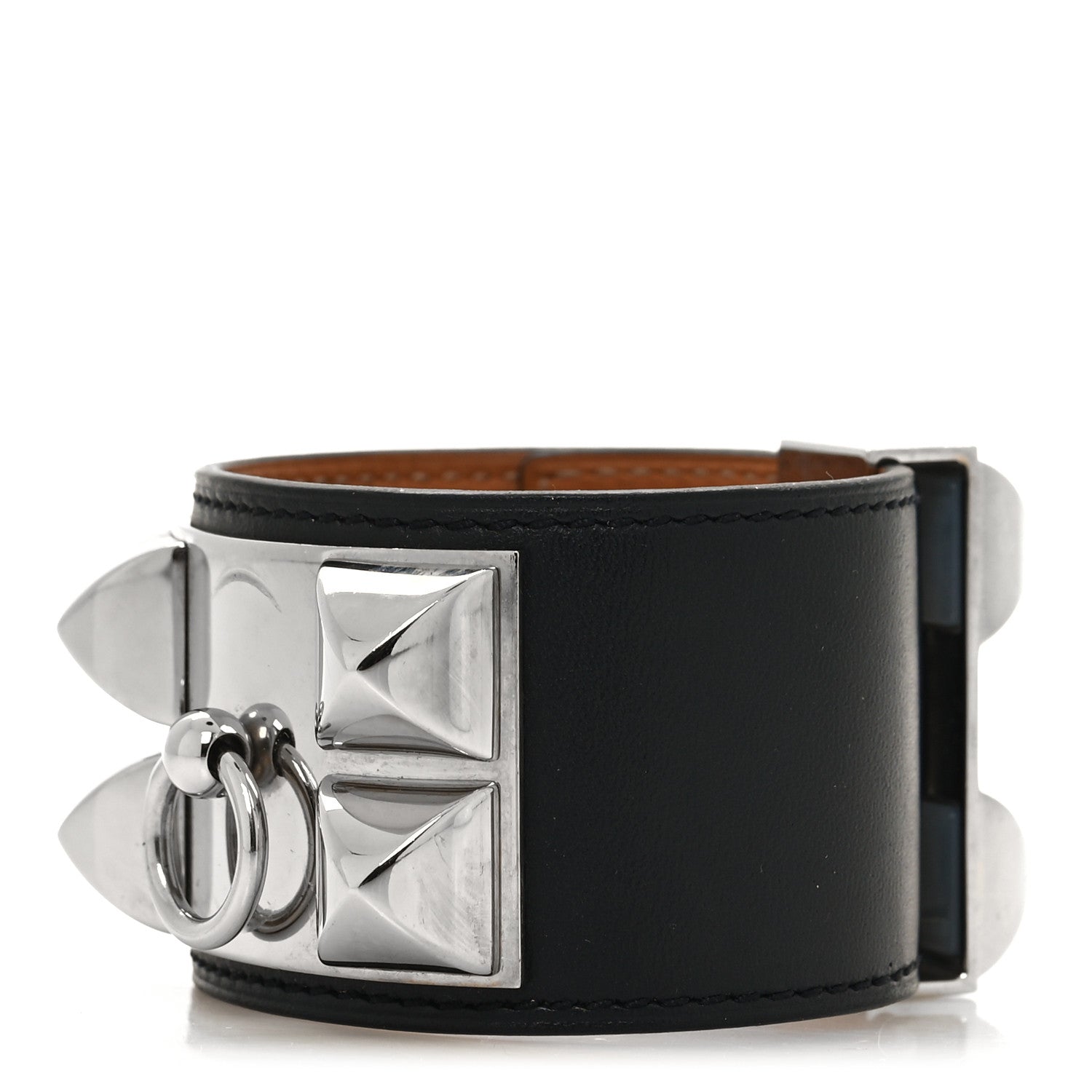 Hermes Chamonix Collier de Chien CDC Bracelet S Black 1 of 5