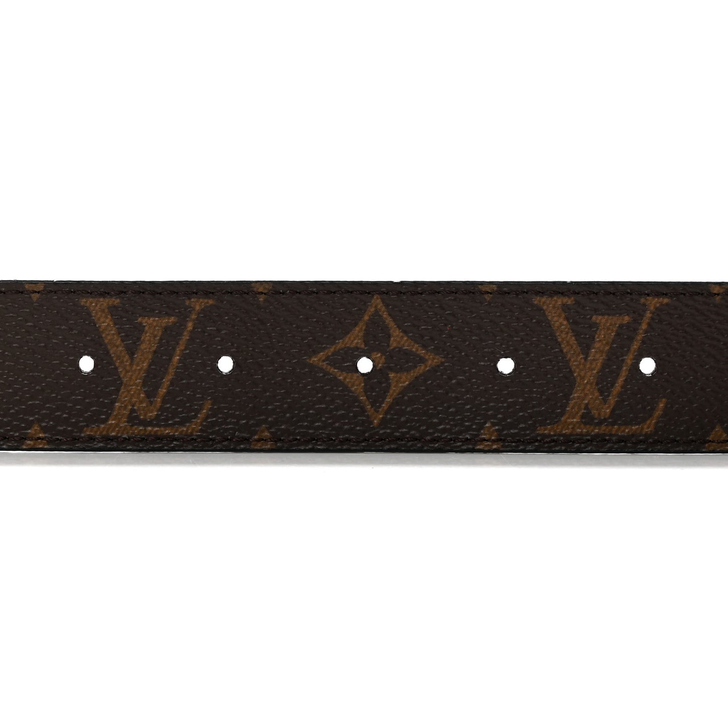 Calfskin Monogram 30mm LV Initiales Reversible Belt 85 34 Black