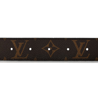 Louis Vuitton Calfskin Monogram 30mm LV Initiales Reversible Belt 85 34 Black 4 of 6