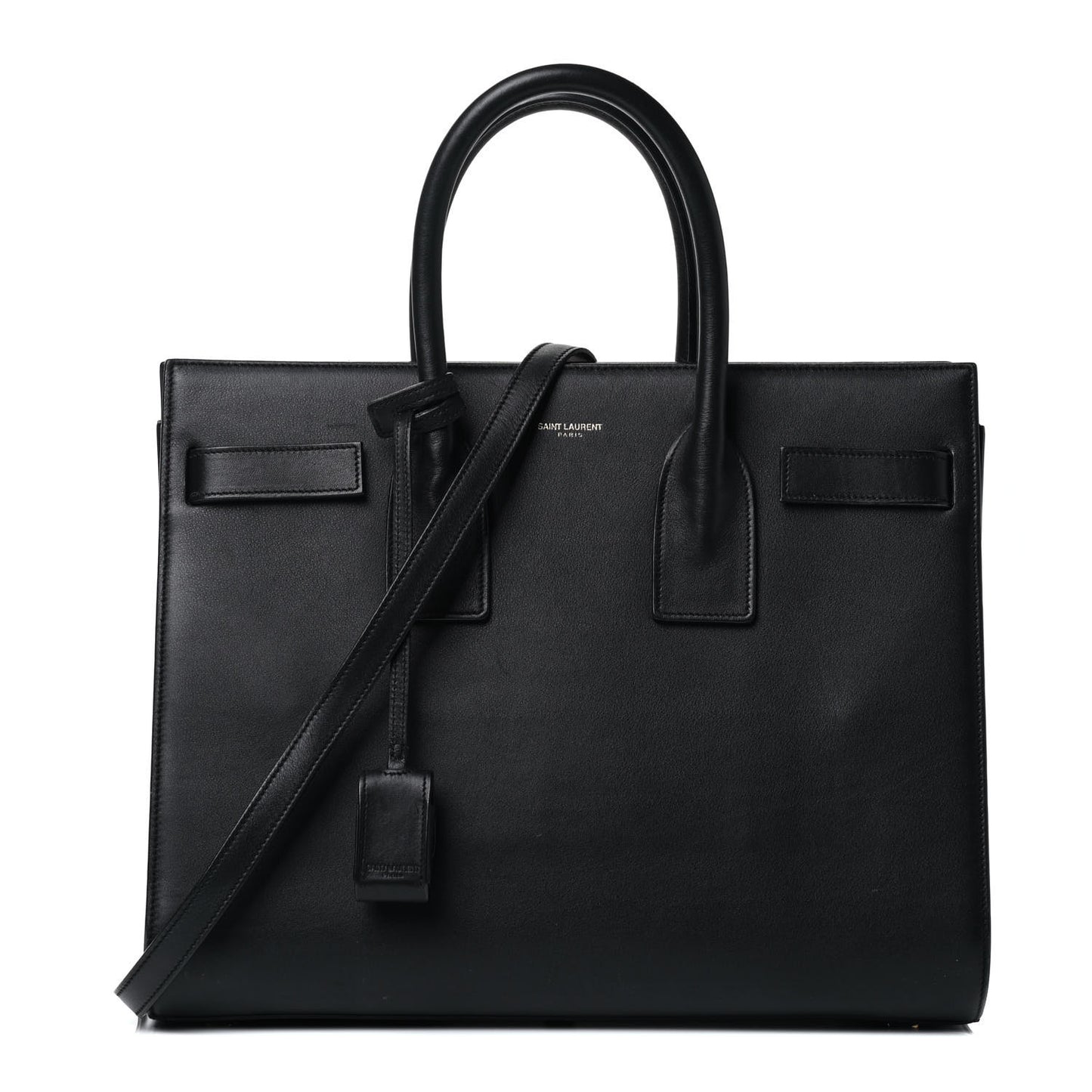 Calfskin Small Sac De Jour Black