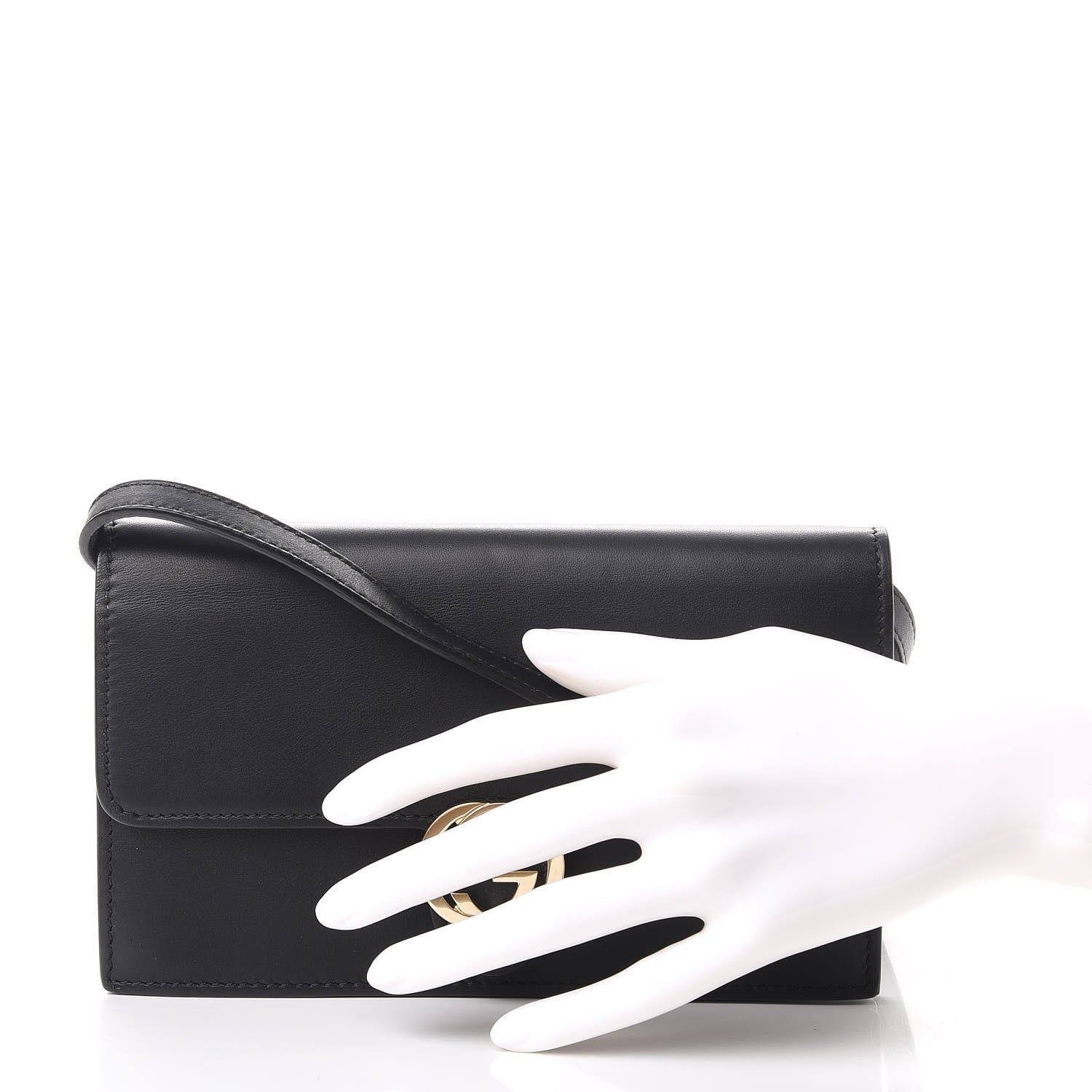 Gucci Calfskin Icon Wallet Black 3 of 9
