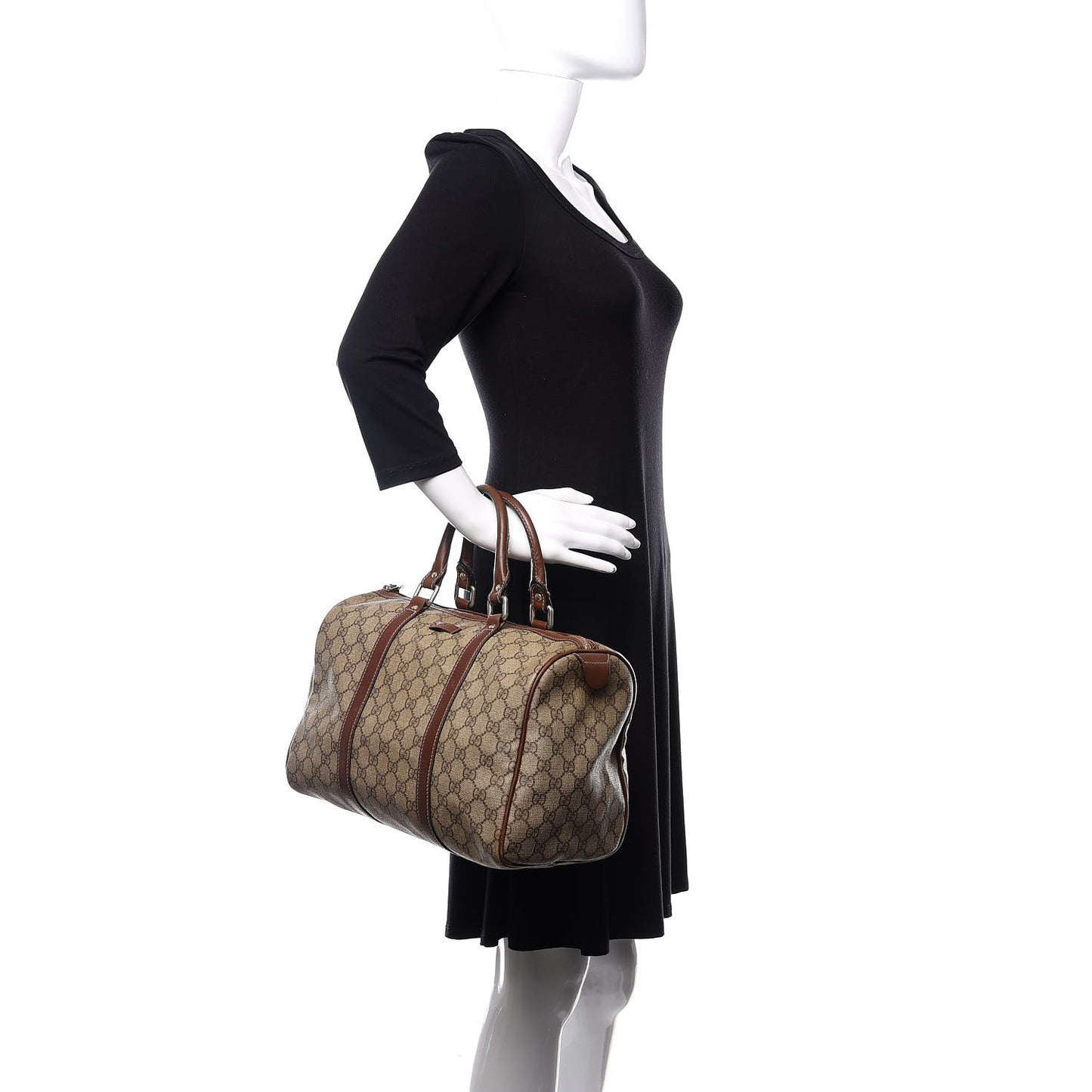 GG Plus Monogram Medium Joy Boston Brown