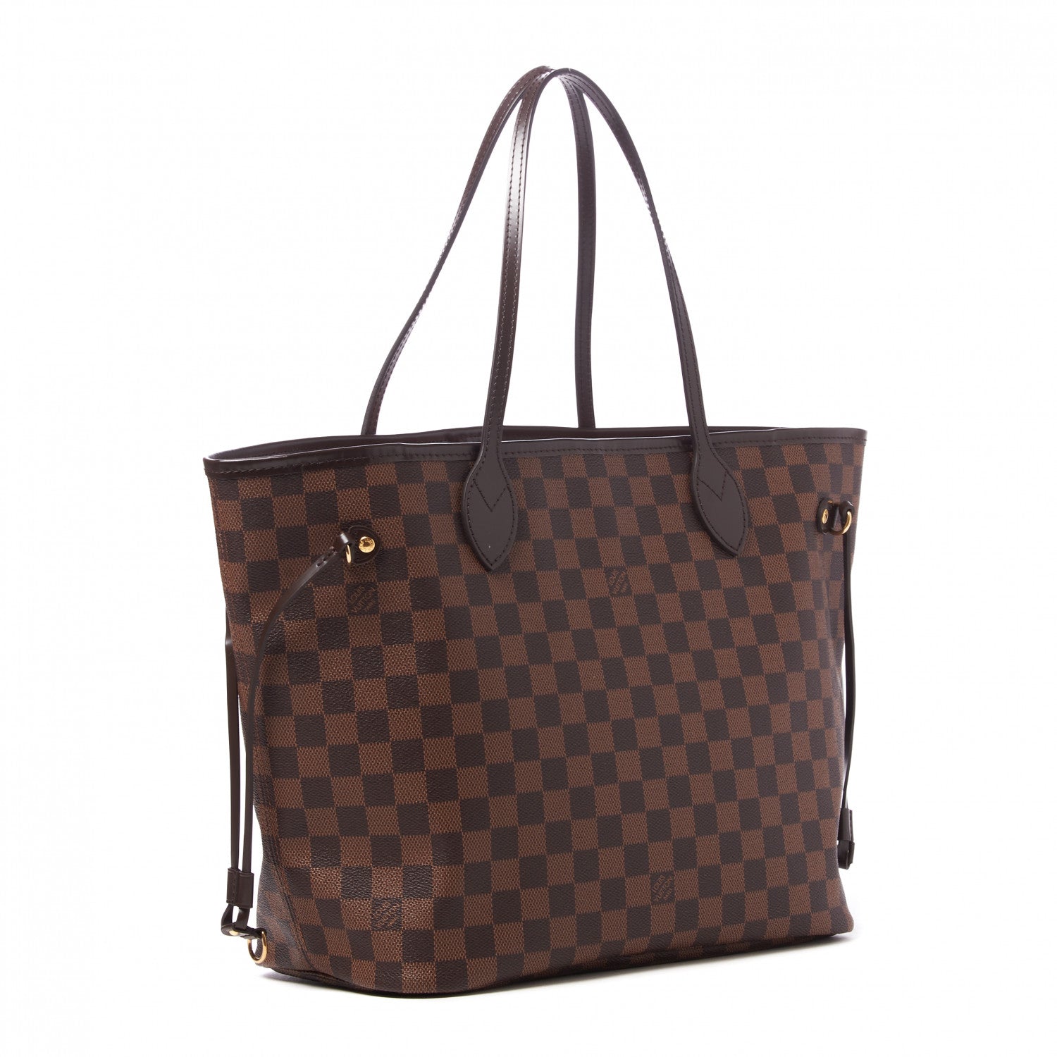 Louis Vuitton Damier Ebene Neo Neverfull MM Rose Ballerine 2 of 8