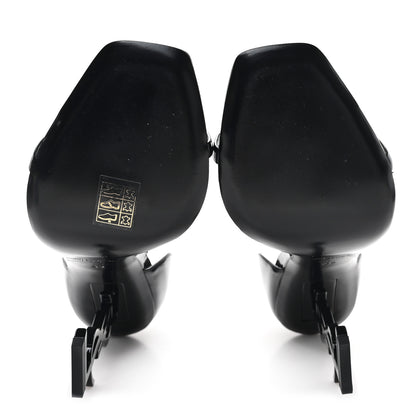 Saint Laurent Patent Calfskin Opyum 110 Sandals 39 Black 6 of 10