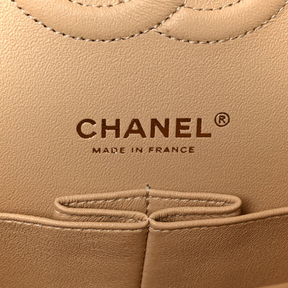 Chanel Caviar Quilted Medium Double Flap Beige 6 of 12