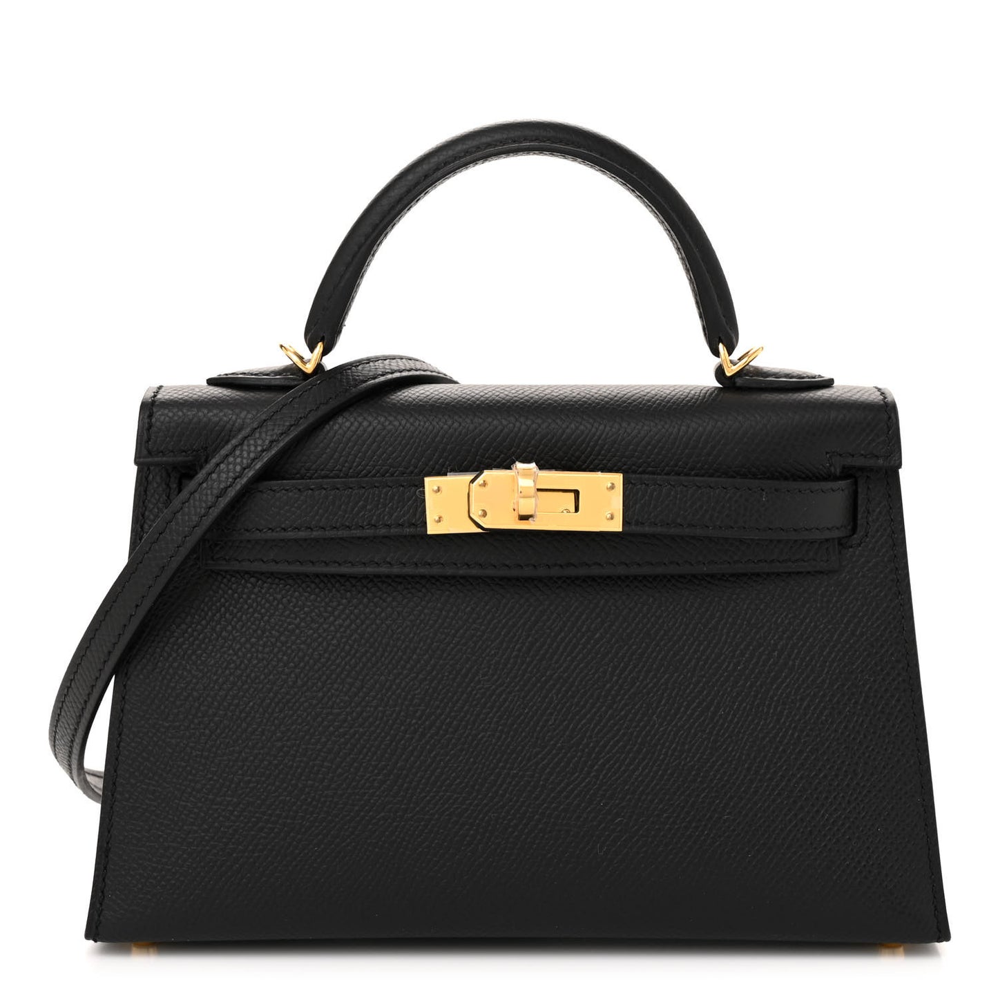 Epsom Mini Kelly Sellier 20 Black
